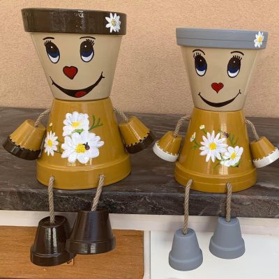 Cserépbaba – margaréta